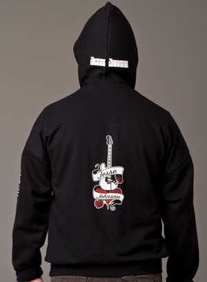 Men's Black Hoodie, back