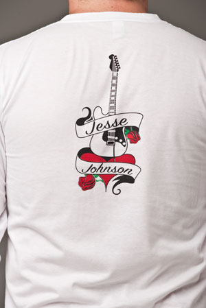 Men’s White 100% Cotton, Long Sleeve T-shirt , back