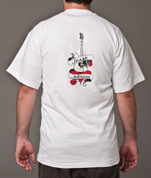 Men’s White 100% Cotton, Short Sleeve T-shirt, back